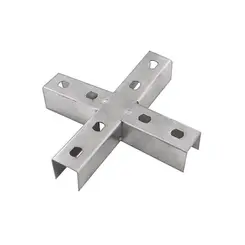 Emenda Interna Tipo X P/ Perfilado 38X38mm Perfil Lider