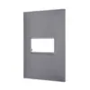 Placa 1 Posto 4X2 Cinza Pial Plus + Legrand