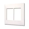 Placa 3+3 Postos 4X4 Branco Pial Plus + Legrand