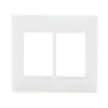 Placa 3+3 Postos 4X4 Branco Pial Plus + Legrand