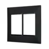 Placa 3+3 Postos 4X4 Preto Pial Plus + Legrand