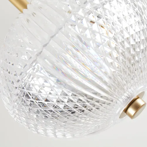 Pendente Led Luse 7W 3000K Ouro Champagne 2794 Nordecor