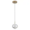 Pendente Led Luse 7W 3000K Ouro Champagne 2794 Nordecor