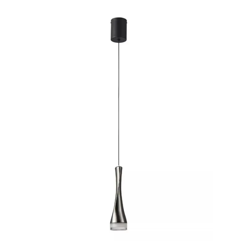 Pendente Led Noet 3M 5W 3000K Preto Onix Nordecor