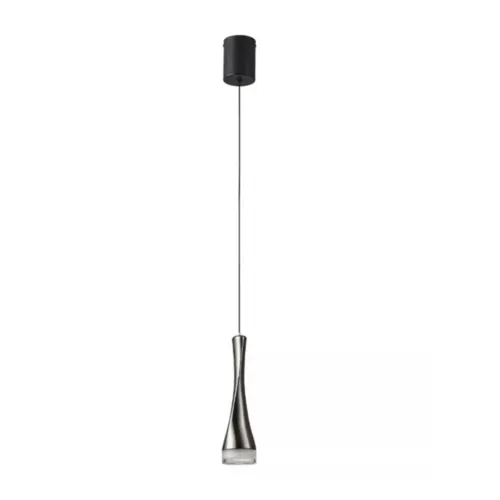 Pendente Led Noet 3M 5W 3000K Preto Onix Nordecor