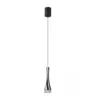 Pendente Led Noet 3M 5W 3000K Preto Onix Nordecor