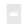 Placa 1 Posto 4X2 Quadrado White Arteor Legrand