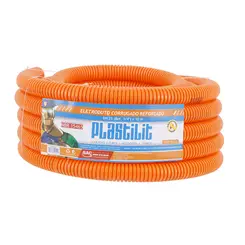 Eletroduto Corrugado Reforcado DN 25 Laranjal 3/4" 10mts Plastilit