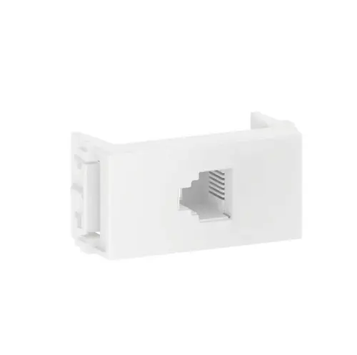 Modulo Tomada RJ11 4F Branco