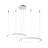 Pendente Orlo Mix Ø400 Ø500Mm Led 45W 3000K 1960Lm Bivolt Bt Usina