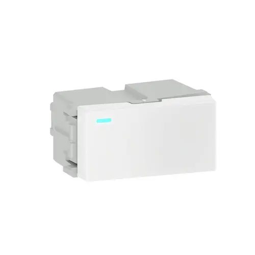 Modulo Interruptor Simples /Paralelo C/Led 10A/250V Branco