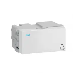 Modulo Pulsador Campainha C/Led 10A/250V Branco