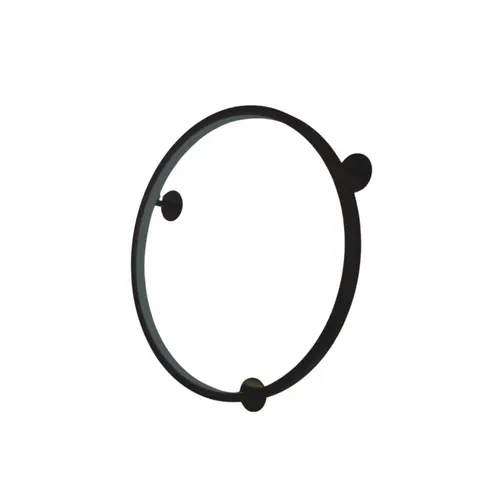 Plafon Arandela Volta 360° Il Ext Ø520X100Mm Fita De Led (Nao Inclusa) Pt Pt Usina
