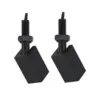 Mini Spot Leya Quadrado 1W 2700K 24V 2un Preto Gaya