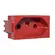 Modulo Tomada 2P+T 20A/250V Vermelho