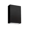 Arandela Led Boreal La-125 2 Fachos 4W 3000K Bivolt PRETA Aberto/Aberto Led Art