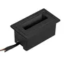 Balizador de Embutir LED Bali 3000K 3W Preto 7111 Gaya