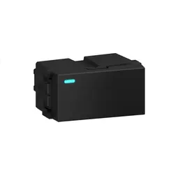 Modulo Modulo Pulsador Universal Com Led 10 A/250 Vca Preto