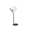Luminaria de Mesa Angular Redondo 52x14x26cm 1XE27 G45 Pt Pt Fc Usina