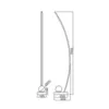 Coluna Berimbau 1550X165X300Mm Led 55W 3300Lm 3000K Bivolt Bt Bt Usina