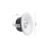 Mini Spot Led Elysa Redondo 3w 3000k Branco Nordecor