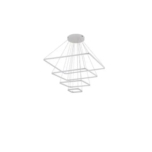 Pendente Led Inverse E 4° AROS 120W 3000K Branco