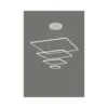 Pendente Led Inverse E 4° AROS 120W 3000K Branco