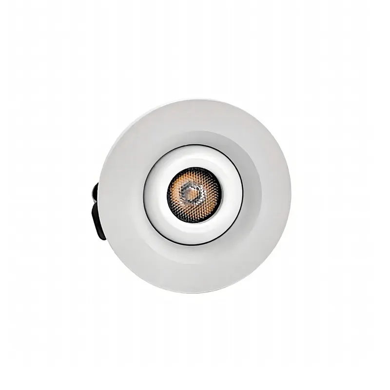 Mini Spot Led Ollo Redondo Embutir 1W 3000K Irc90 Branco Nordecor