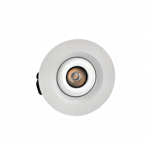 Mini Spot Led Ollo Redondo Embutir 1W 3000K Irc90 Branco Nordecor