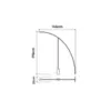 Coluna Pendulo 220X1480X1760Mm 1 Pci Led 5W 387Lm 127V Pt Pt 1V Usina