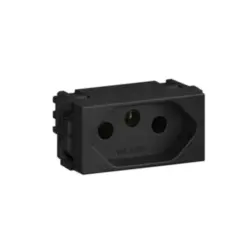 Modulo Tomada 2P+T 10A/250V Preto