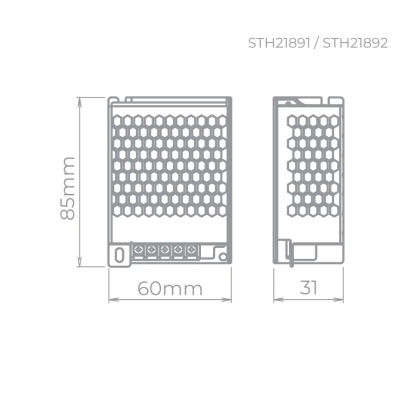 Fonte Eco Para LED 20W 12V STH21891 Stella