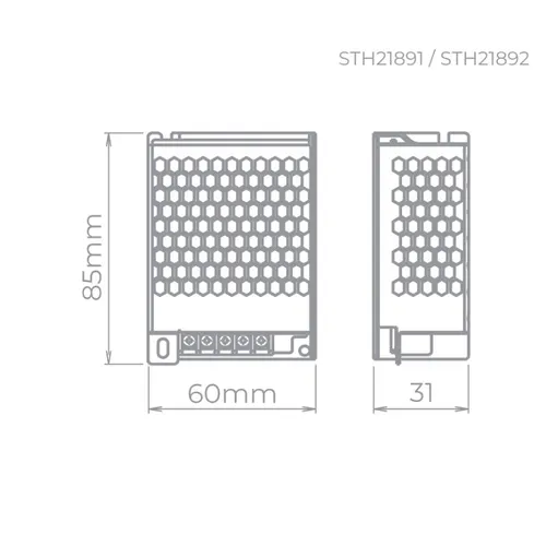 Fonte Eco Para LED 20W 12V STH21891 Stella