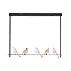 Pendente Led Vogel Ori 5X10W 3000K Dourado e Preto Nordecor