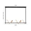 Pendente Led Vogel Ori 5X10W 3000K Dourado e Preto Nordecor