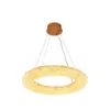 Pendente Led Jou Cir 60Cm 40W 3000K Dourado Brilho Nordecor