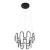 Pendente Led Keli 82W 3000K Preto Nordecor