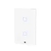 Interruptor Inteligente Smart Home 2 Teclas Touch Wi-Fi + Rf 4X2 Branco Weg Home