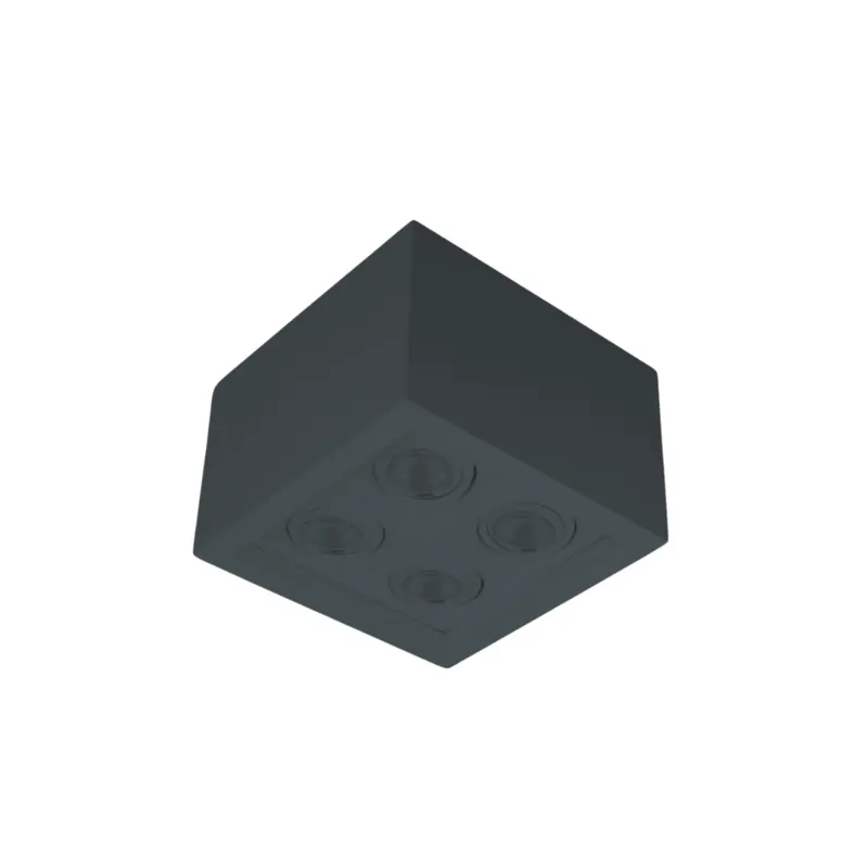 Plafon Grid Il Qd 130X130X85Mm 4xMr11 Pt Pt Usina