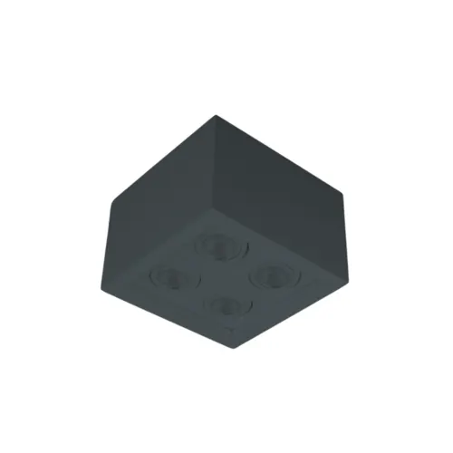 Plafon Grid Il Qd 130X130X85Mm 4xMr11 Pt Pt Usina