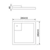 Plafon Poly Slim 285X285X65Mm Led 24,4W 1300Lm 3000K Bivolt Bt Bt Usina