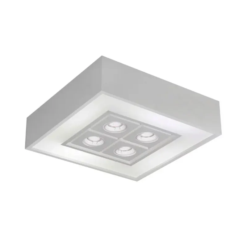 Plafon Focus 4 Box 600X600X120Mm 8xE27 / 4 Mr16 Bt Bt Usina