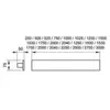 Plafon/Arandela L Pegasus 2000X1200Mm 04X Spots 30088 Mr16 Conf Desenho S/ Led Bt Usina
