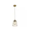 Pendente Aramado Ollin 30cm Dourado 1L Nordecor
