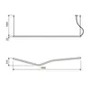 Pendente Fio 22X1600X310Mm Led 20W 1170Lm 3000K 127V Bt 1Br Usina