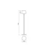 Coluna Aquarela 2400X150Mm 1xE27 Bt Bt Usina