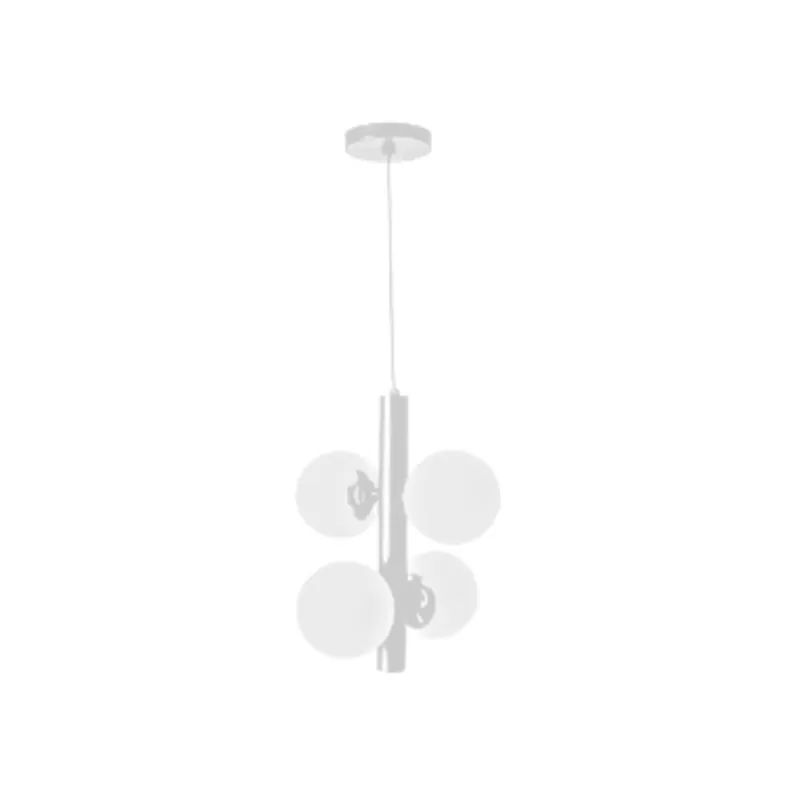 Pendente Perola Ø320X350Mm 4xG9 Bt Bt Fc 1Branco Usina