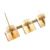 Pendente Bouze Ori 5XG9 Dourado Fosco e Amabar Nordecor