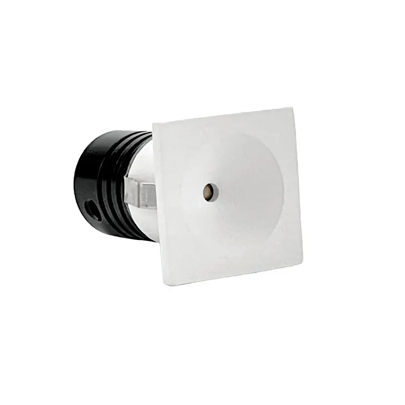 Mini Spot Led Auko Ono Quadrado Embutir 1W 3000K Irc90 Branco Nordecor