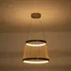 Pendente Led Beys Ø51Cm 46W 3000K Cinza/Dourado Nordecor